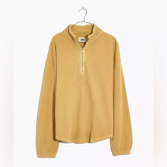 NWT Madewell Quarter Zip Pullover Sweater XXS - Picture 5 of 10